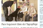 PACO in bei den Senioren der Tagespflege im Mai 2010
